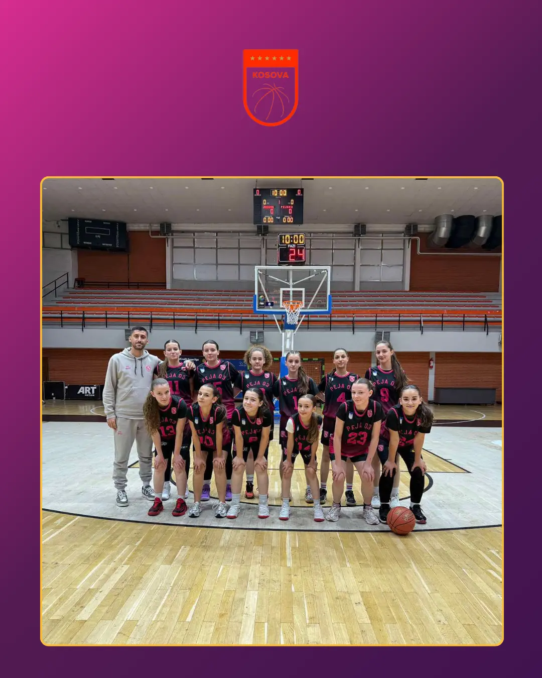  Junior 06 - Kampione e Ligës U16 Femrat